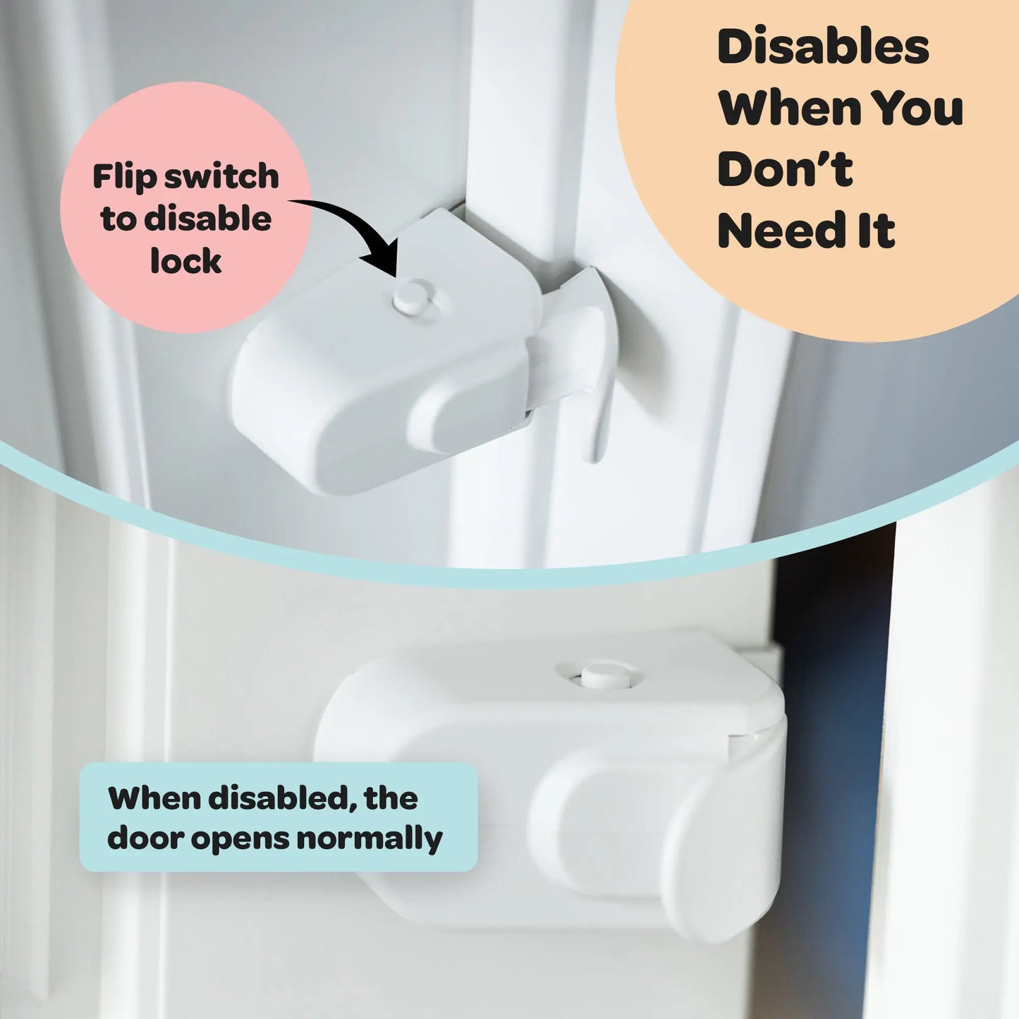 The Huglock Snap-On Door Lock