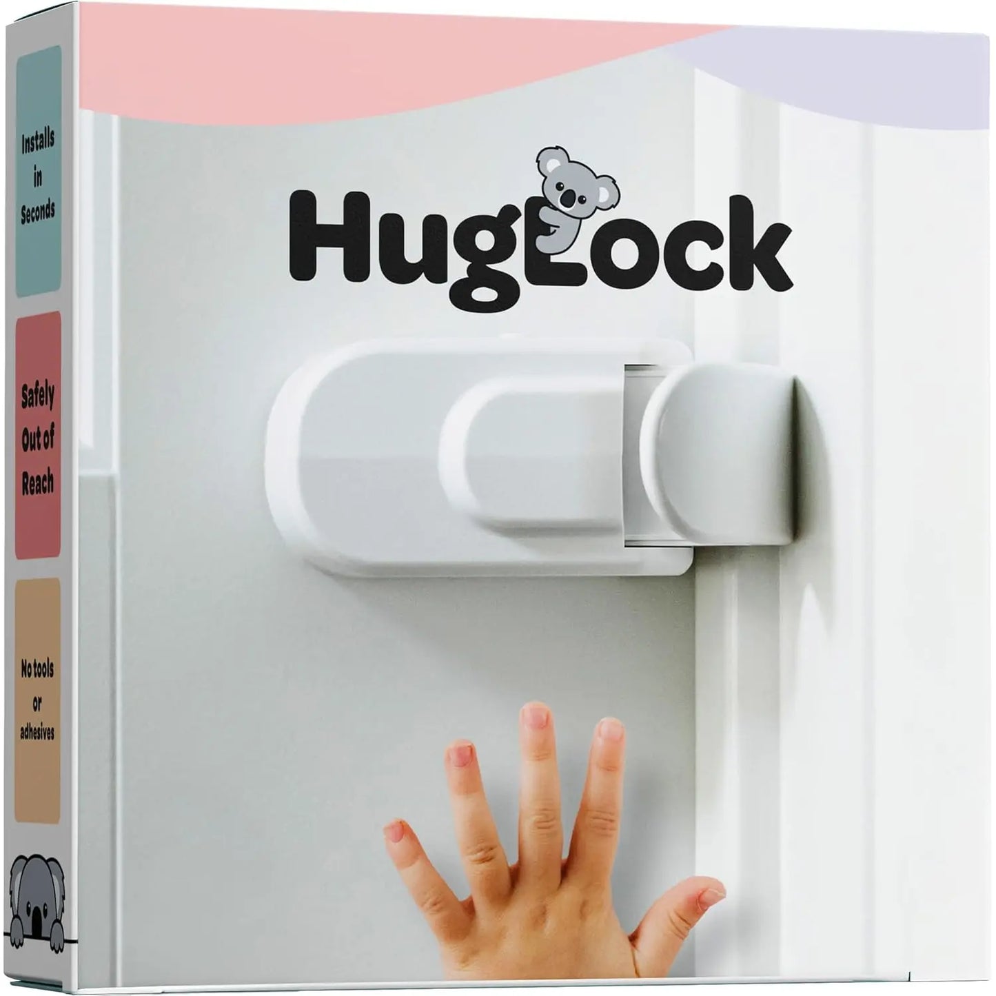 The Huglock Snap-On Door Lock