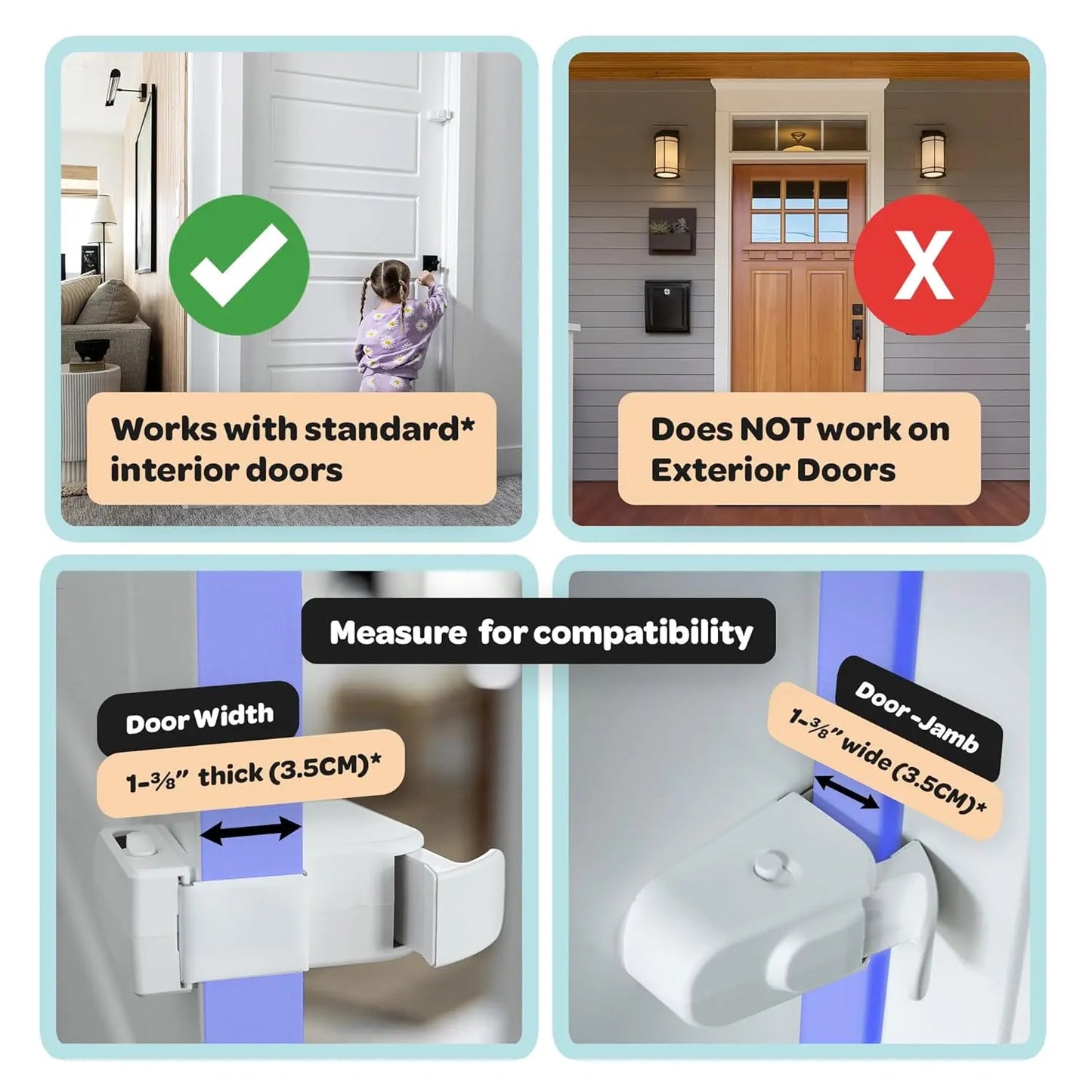 The Huglock Snap-On Door Lock