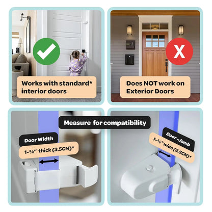 The Huglock Snap-On Door Lock